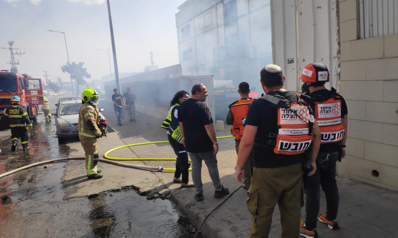 רקטה פגעה במפעל באשקלון, אין נפגעים