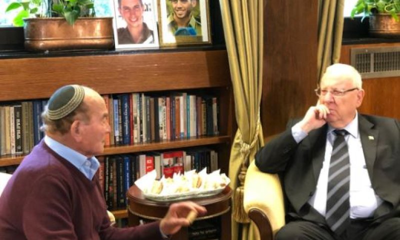 הנשיא ריבלין: "הפלאפל הכי מרגש שאכלתי" #מבצע דוגו