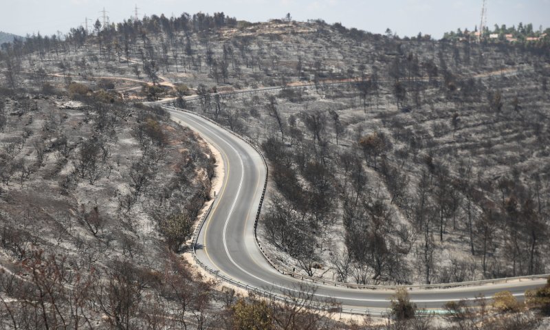 הושגה שליטה על האש בהרי ירושלים
