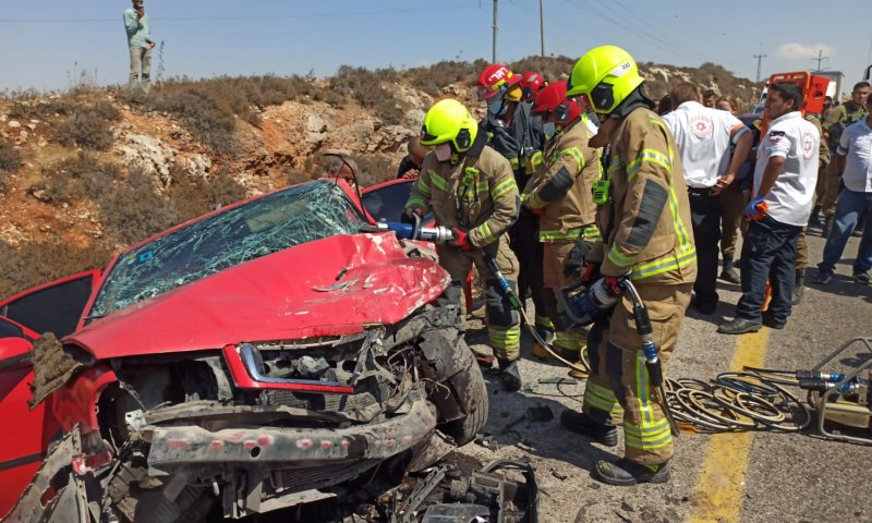 פצוע קשה בתאונת דרכים סמוך ליישוב מגדלים בשומרון