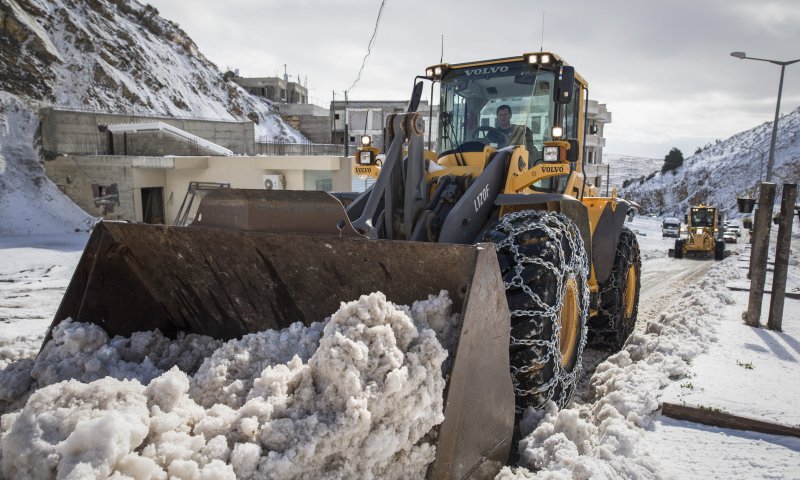 שלג החל לרדת בחרמון; מפלס הכנרת בעלייה