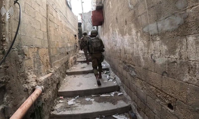 מחבל חוסל, שני נפצע: צפו בקרב בסמטאות ג'באליה