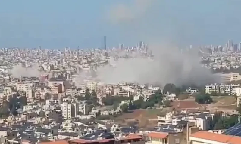 אחרי הפוגה של 5 ימים: צה"ל תקף בדאחייה בביירות