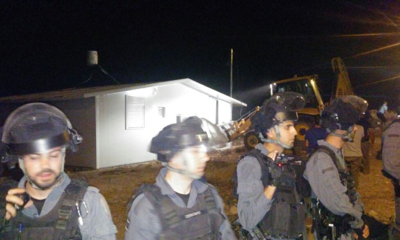 באישור ליברמן: הלילה הרס הצבא בית בחברון