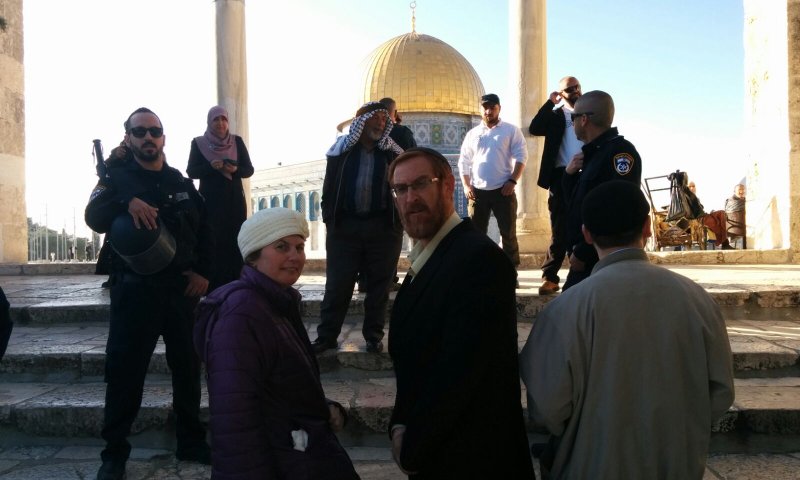 לראשונה מאז ההתנקשות: יהודה גליק עלה להר הבית