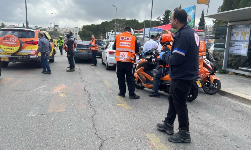 פיגוע בירושלים: גבר נדקר במצב בינוני; המחבל נעצר