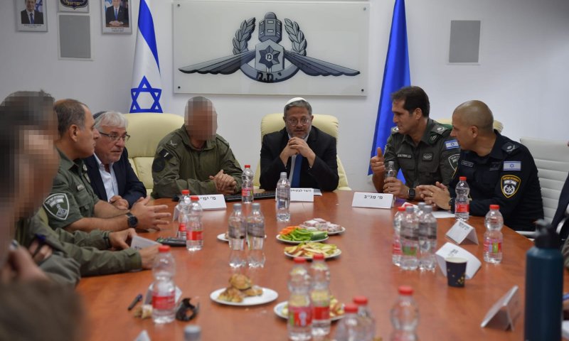 במקום ישיבת ממשלה: בן גביר נסע למטה הימ"מ