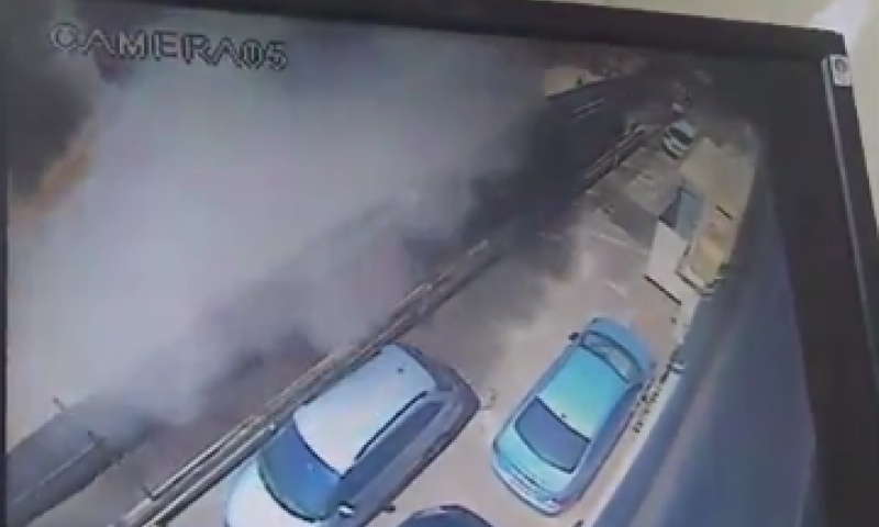 צפו בקטסטרופה: רגעי קריסת החניון בתל אביב