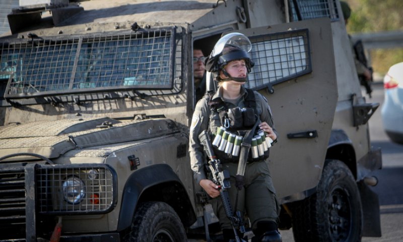 ירי לעבר בסיס מג"ב ליד צומת מגידו