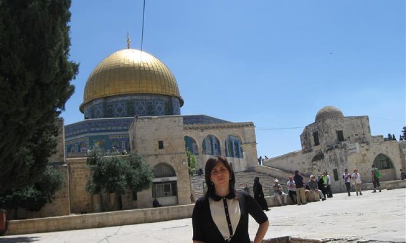 לקראת חתונתה: ציפי חוטובלי עלתה להר הבית