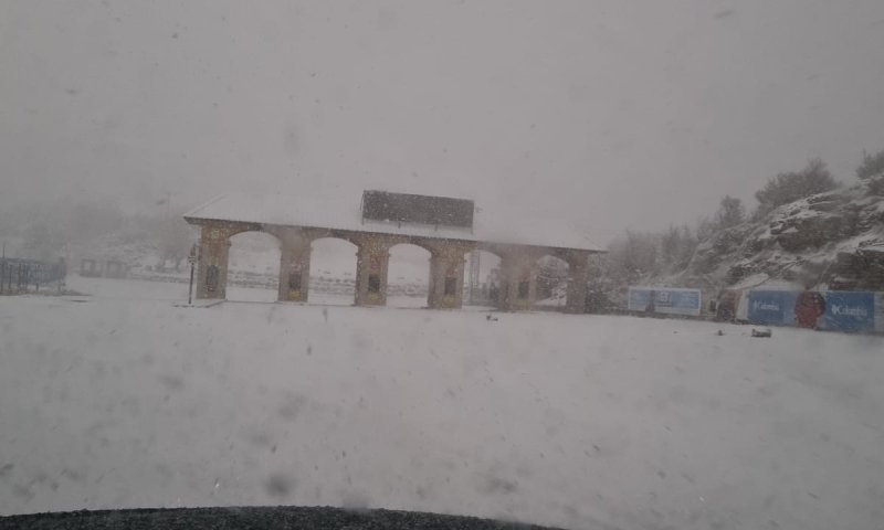 הסערה בעיצומה: שלג כבד בחרמון; מפלס הכנרת מזנק