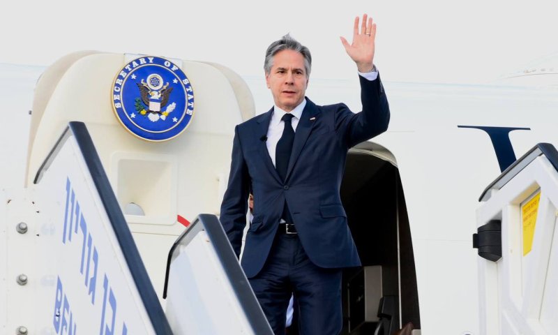 בלינקן נחת בישראל: "מגנים את חגיגות הטרור"