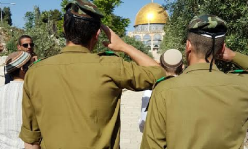 זו עצמאות? חיילים הצדיעו בהר הבית והורחקו