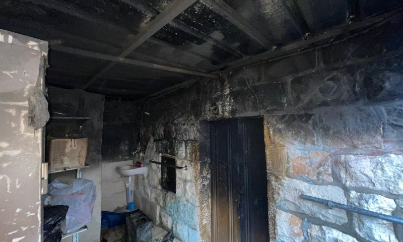 ההרוג בשריפה בוואדי ג'וז: בגלל נרגילה שהדליק מזרן