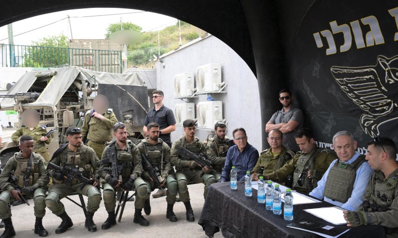 נתניהו ללוחמי גולני: "קיר הברזל של מדינת ישראל"