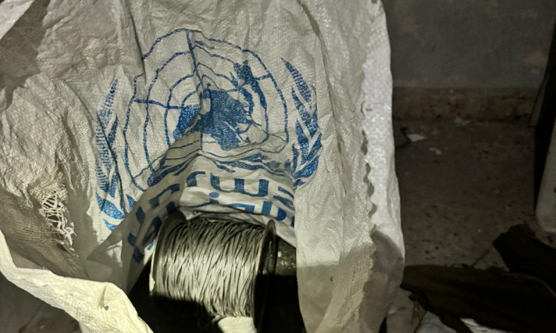 בתוך שקי אונר"א: התגלית שהפתיעה את לוחמי הנח"ל