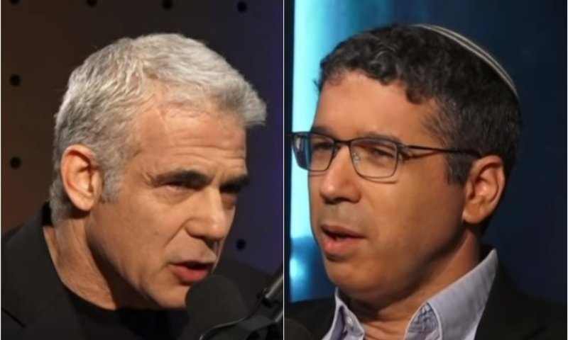 הרב חיים נבון ויאיר לפיד בשיחה מרתקת. צפו