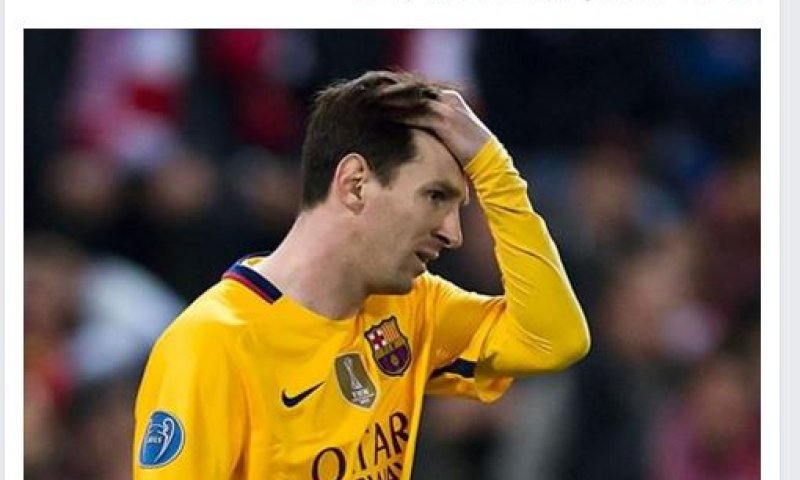 בוז'י השווה את עצמו למסי, וחטף מהגולשים