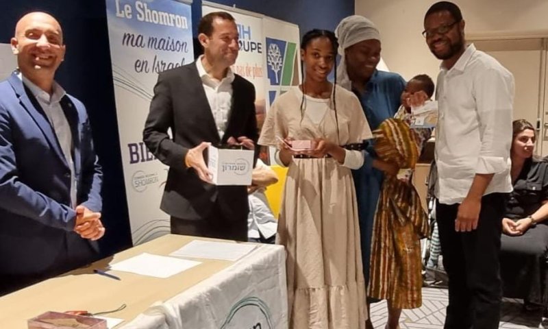 העולים הראשונים מטוגו התיישבו בשומרון