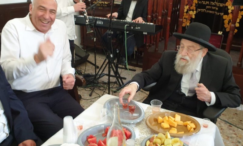 גלרייה: הקבלת פני רבו עם רבה של ירושלים