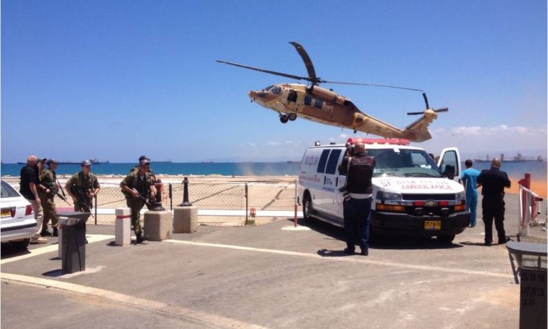 תמונות: פינוי הנפגעים מהפיצוץ בגולן