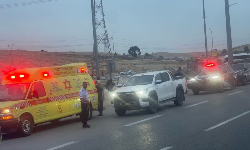 תאונה קשה בנגב: תינוק נהרג מפגיעת רכב בצומת אוהלים