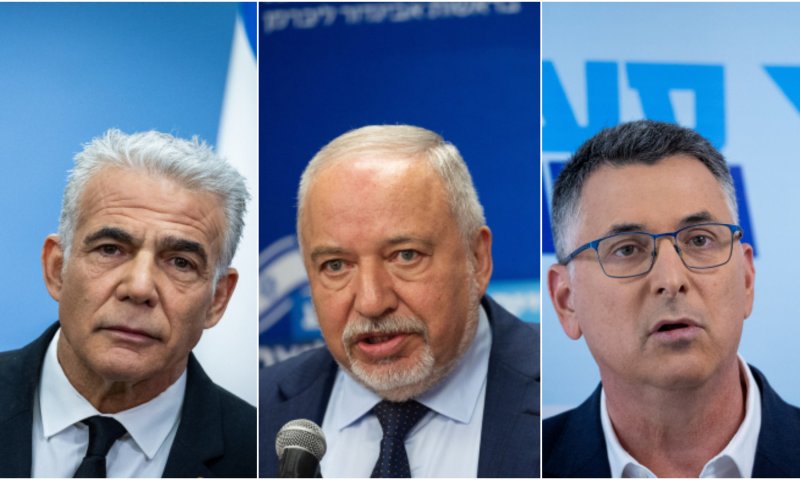 בדרך לחיבור באופוזיציה? לפיד, ליברמן וסער ייפגשו