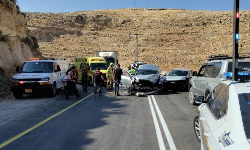 3 פצועים בתאונת דרכים סמוך למעלה מכמש