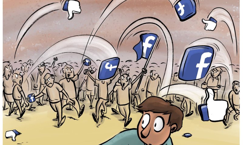 קריקטורה: תופעת השיימיניג והלינצ'טרנט