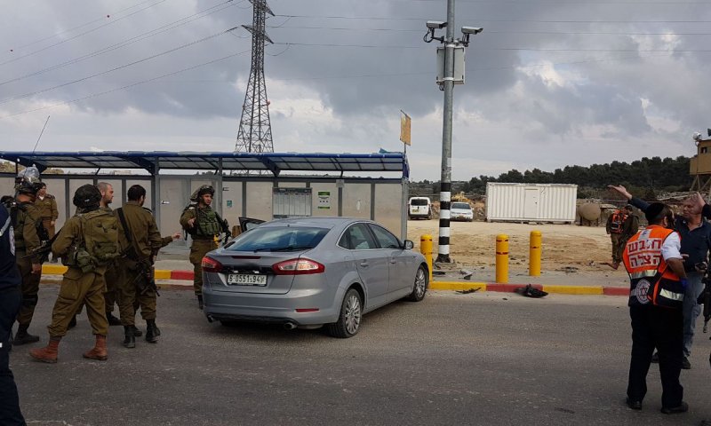 בזמן שליברמן סוגר את המכינה בעלי: פיגוע דריסה בצומת הגוש