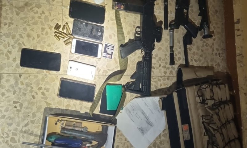 צה"ל עצר שישה מבוקשים באיו"ש, כלי נשק הוחרמו