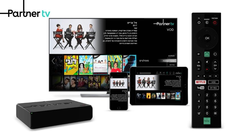 פרטנר היום: אמזון פריים וידאו מעתה על ממירי פרטנר TV