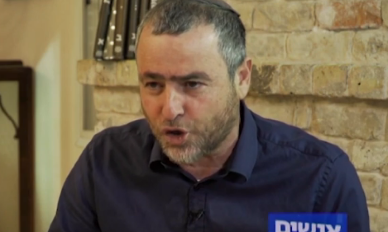 צפו: שמעון ריקלין לא מסתיר את עמדתו הפוליטית