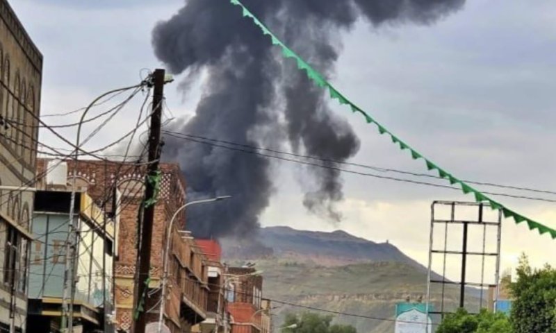 להבות באוויר: סרטונים ראשונים נחשפים מהתקיפות בתימן