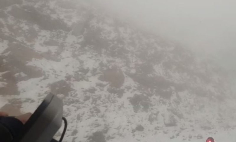 מרחק נגיעה: השלג מתקרב לחרמון. צפו