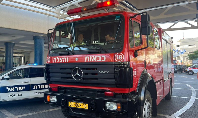 שריפה במלון באילת: האורחים הונחו להישאר בחדרים