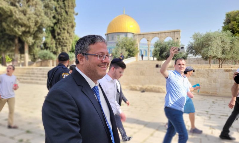 בן גביר בהר הבית: "מצפה מהמשטרה להשליט סדר"