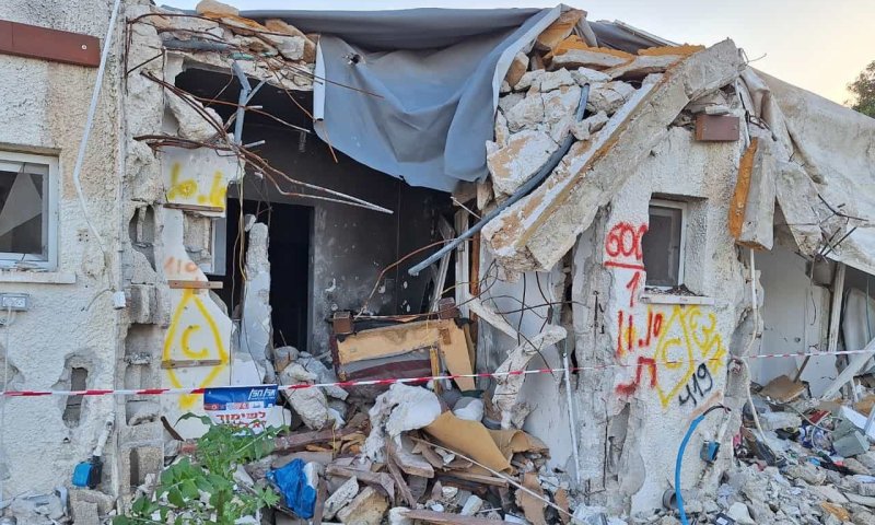 הפתק שהשאירו מחבלי חמאס בבית בכפר עזה