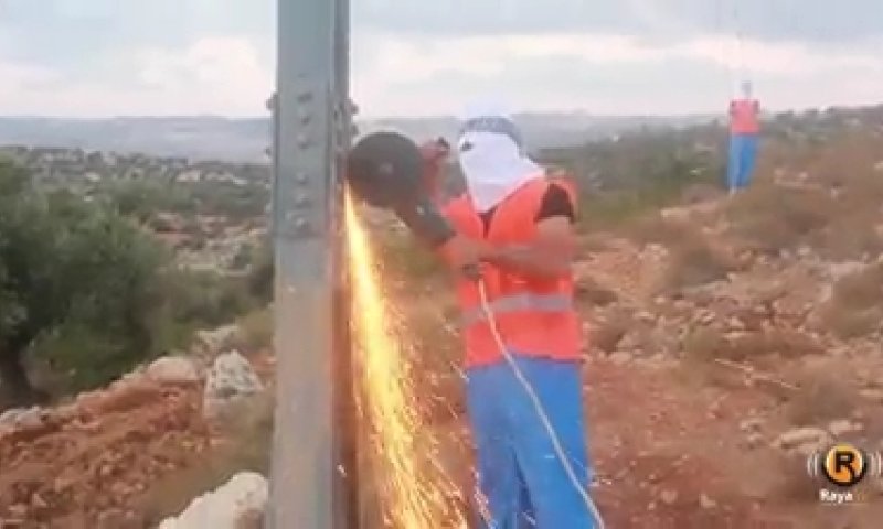 פלסטינים פגעו בחשמל: גוש טלמונים בעלטה