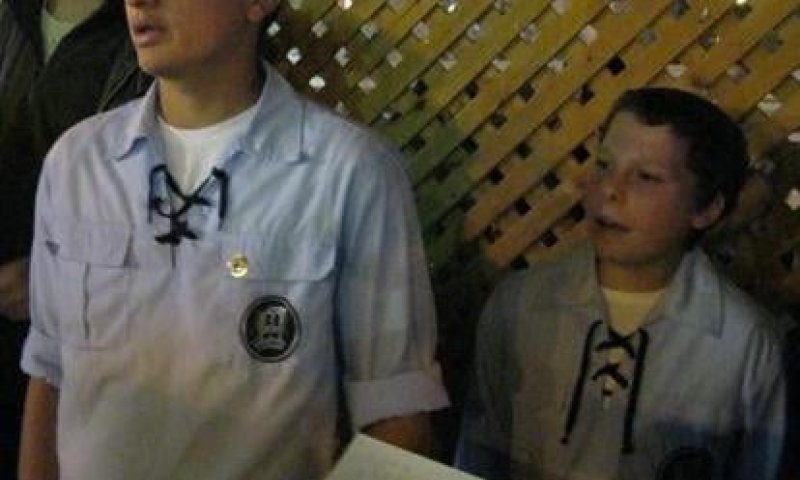 תמונות מתפילת חניכי בני עקיבא למען יונתן פולארד