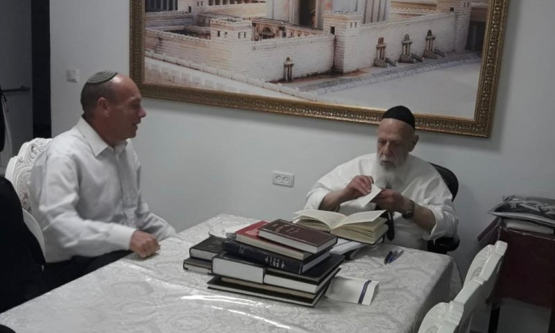 מבקר המדינה נפגש עם ראש מועצת חכמי התורה