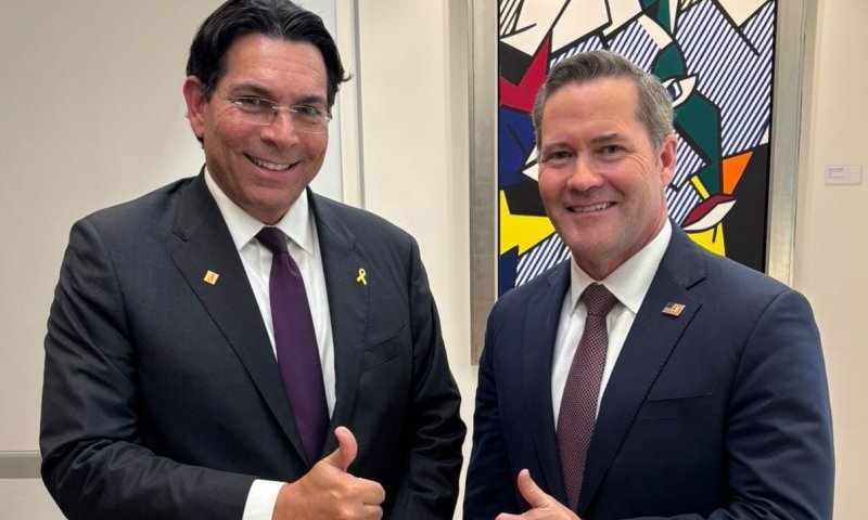 הרכבת האווירית נמשכת: שגריר ארה"ב באו"ם נחת בישראל