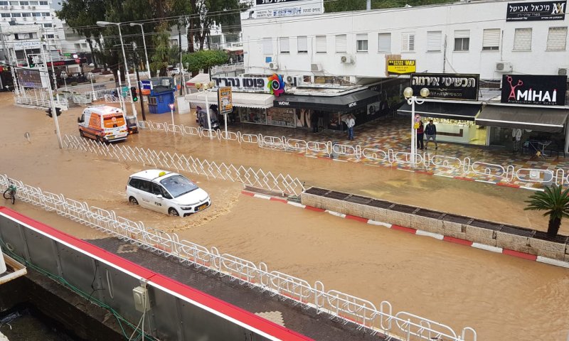 נהגים שימו לב: זה הכביש המרכזי שנחסם לתנועה בגלל מזג האוויר