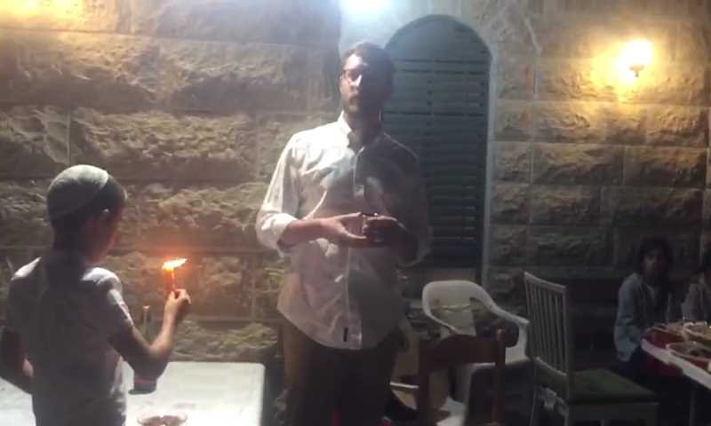 צפו: הבדלה אחרונה בבית שייהרס בנתיב האבות