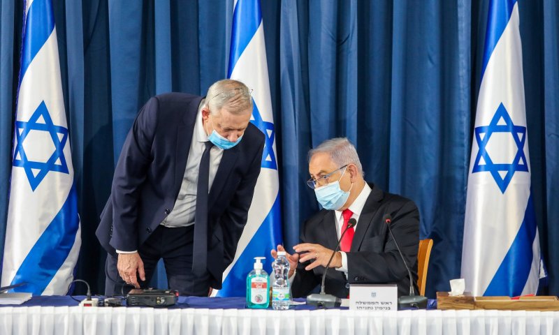 כחול לבן: לקיים ישיבת הממשלה ולא קמפיין פוליטי