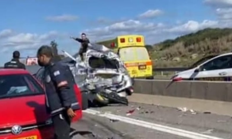 הרוג ו-14 פצועים בתאונה קטלנית בכביש החוף