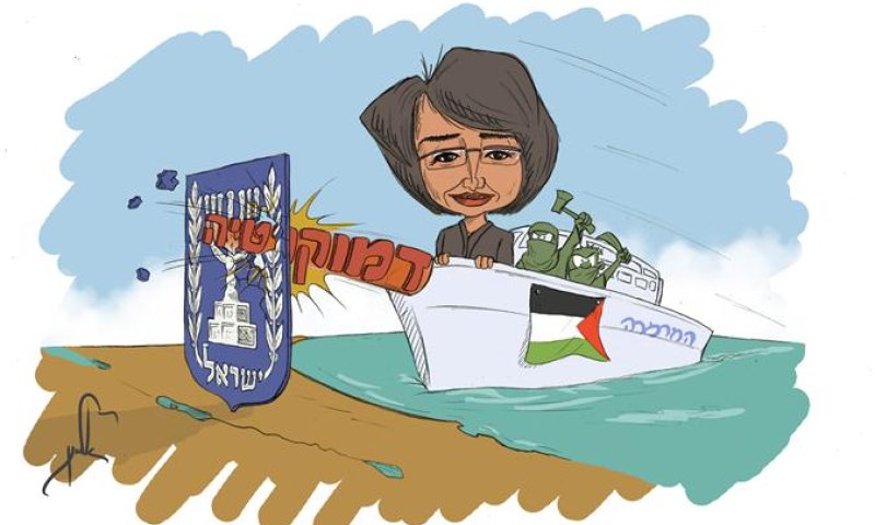 קריקטורה:  חנין זועבי תרוץ לכנסת