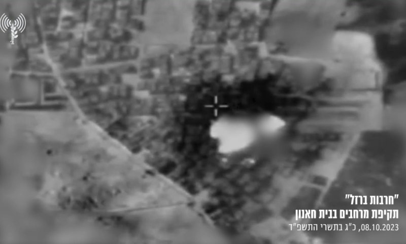 גל תקיפות לילי בעזה: 500 מטרות טרור הותקפו, צפו