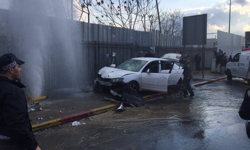 פיגוע דריסה בגשר המיתרים בירושלים