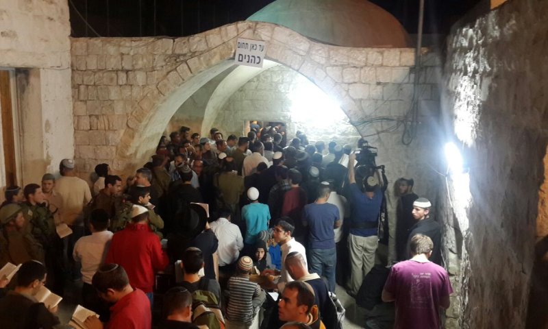 למרות האיסור: תלמידים נכנסו לקבר יוסף בשכם